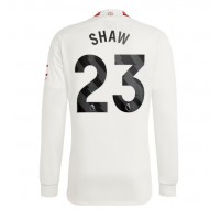 Moški Nogometni dresi Manchester United Luke Shaw #23 Tretji 2023-24 Dolgi Rokav